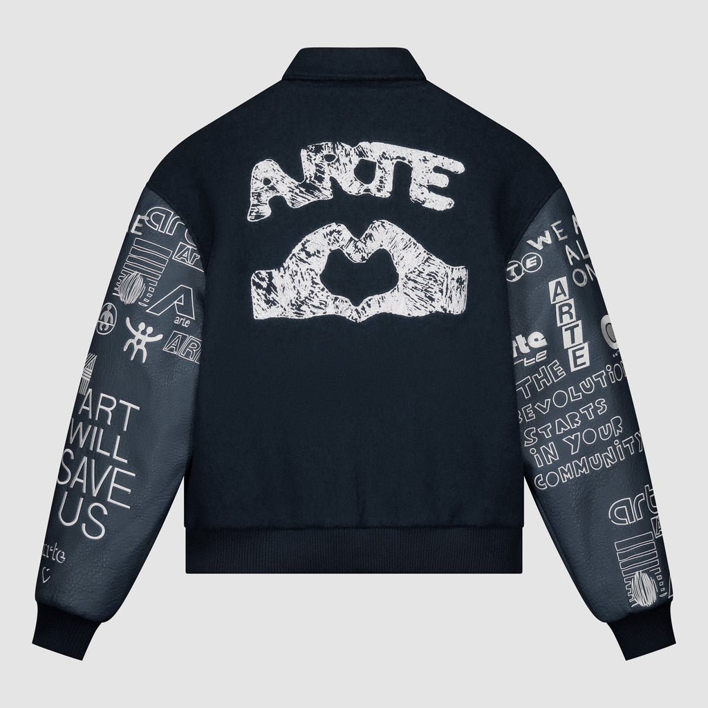 Veste de survêtement Graffiti - Marine