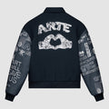Veste de survêtement Graffiti - Marine