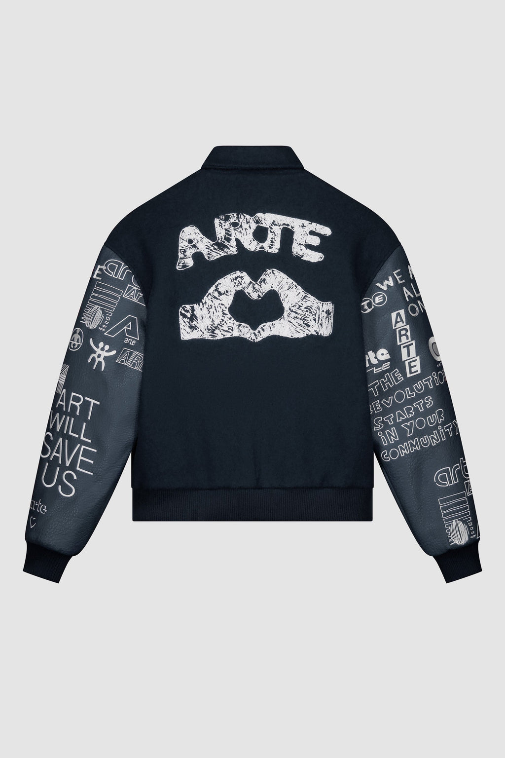 Veste de survêtement Graffiti - Marine