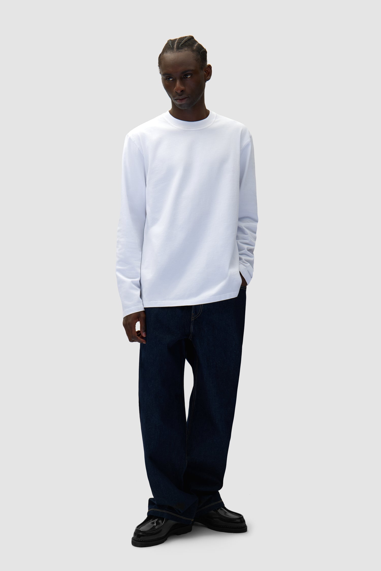 Diels Scribble Longsleeve - Blanc