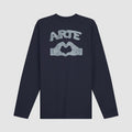 Diels Scribble Longsleeve - Navy