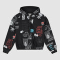 Veste Graffiti Allover - Noir
