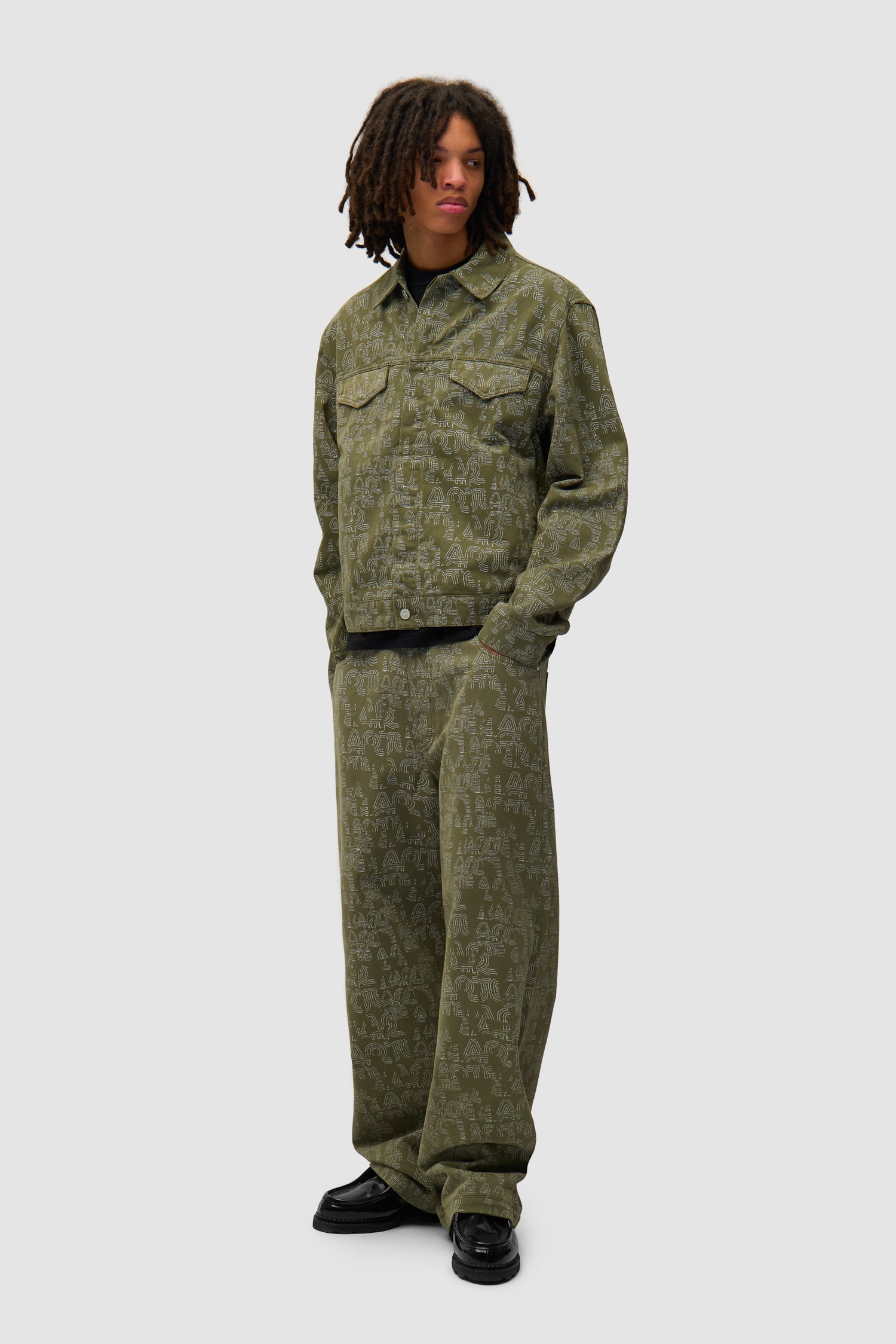 Pantalon Allover Arte - Vert