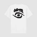 T-shirt imprimé œil - blanc