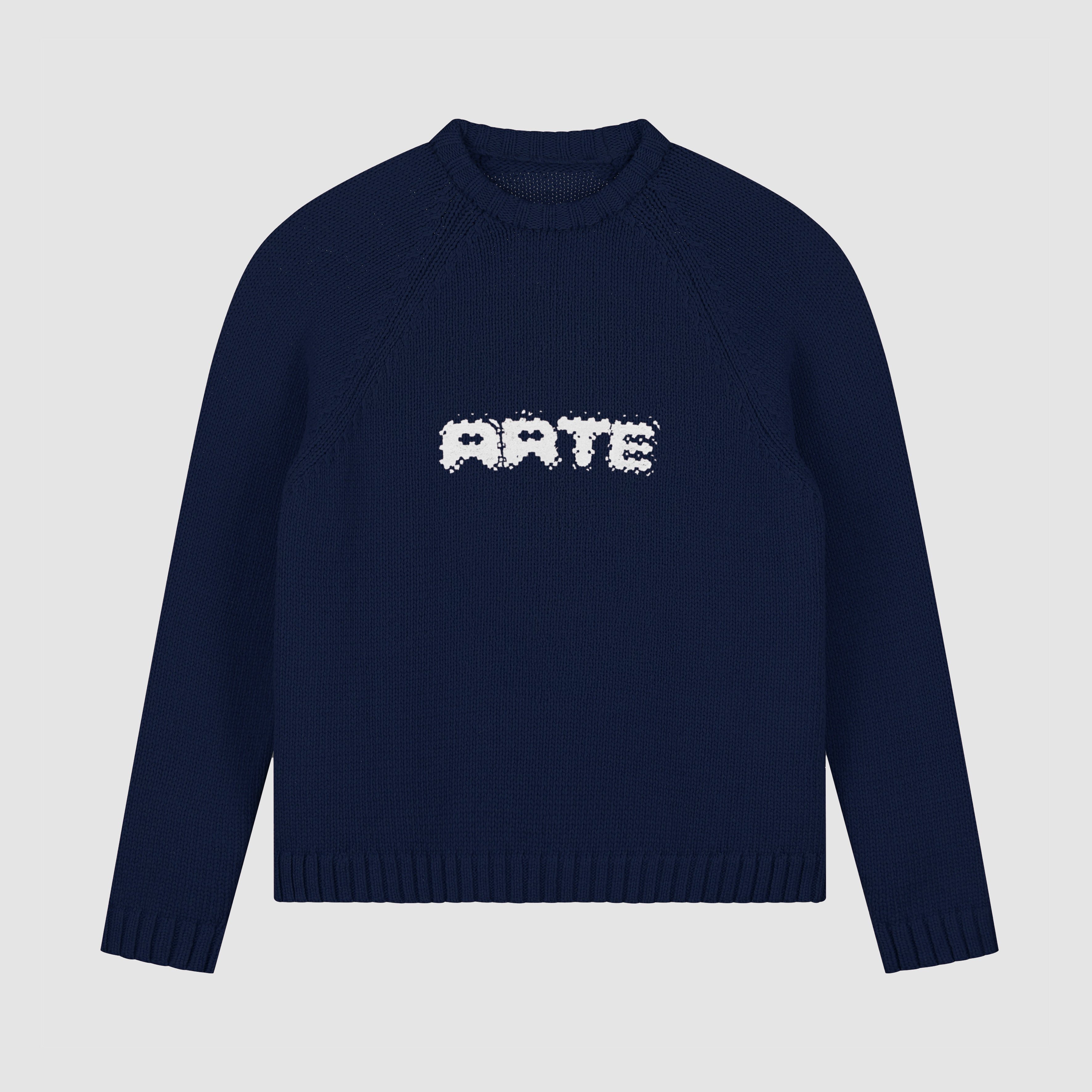 Tricot frontal Pixel - Marine