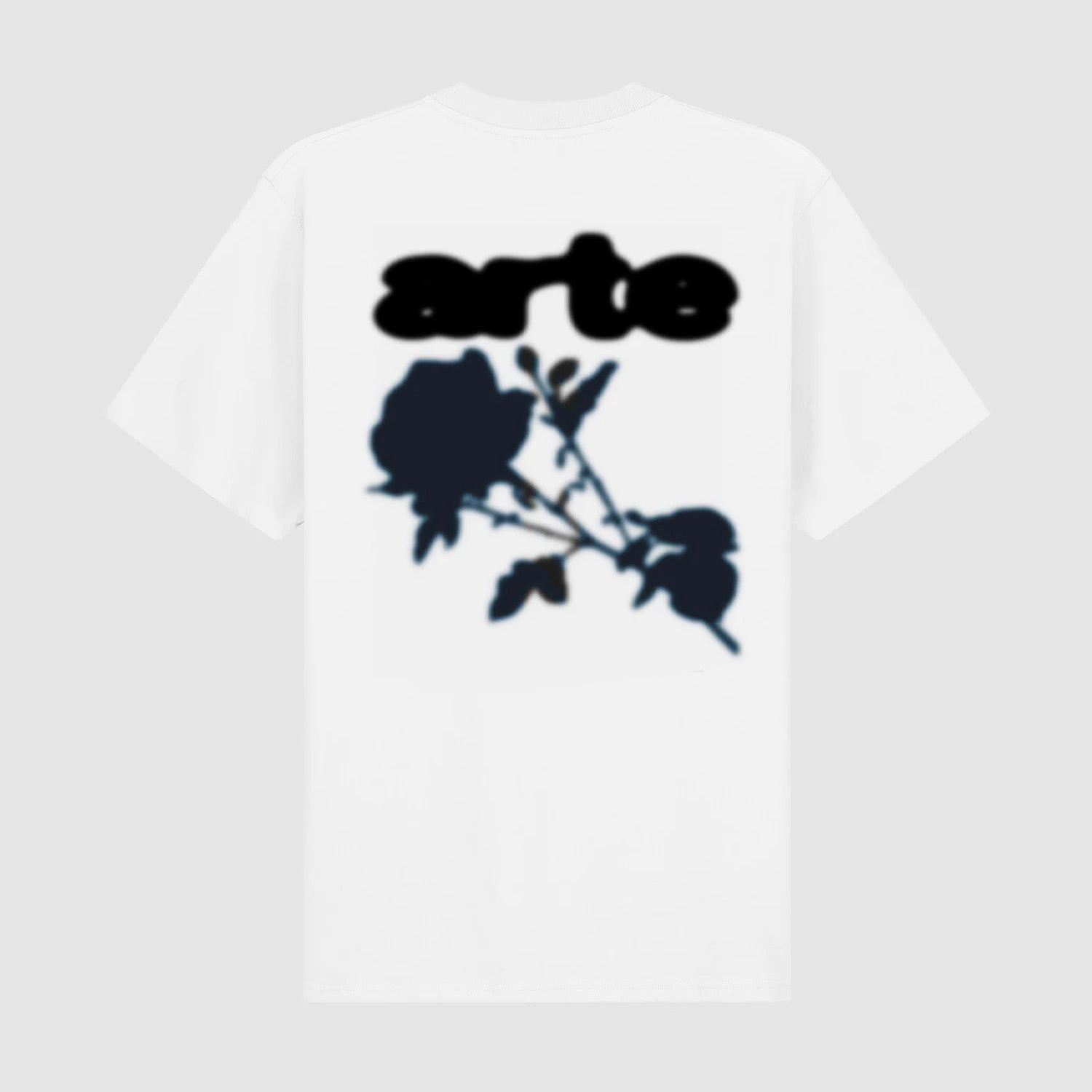 Blur Flower T-shirt - Blanc