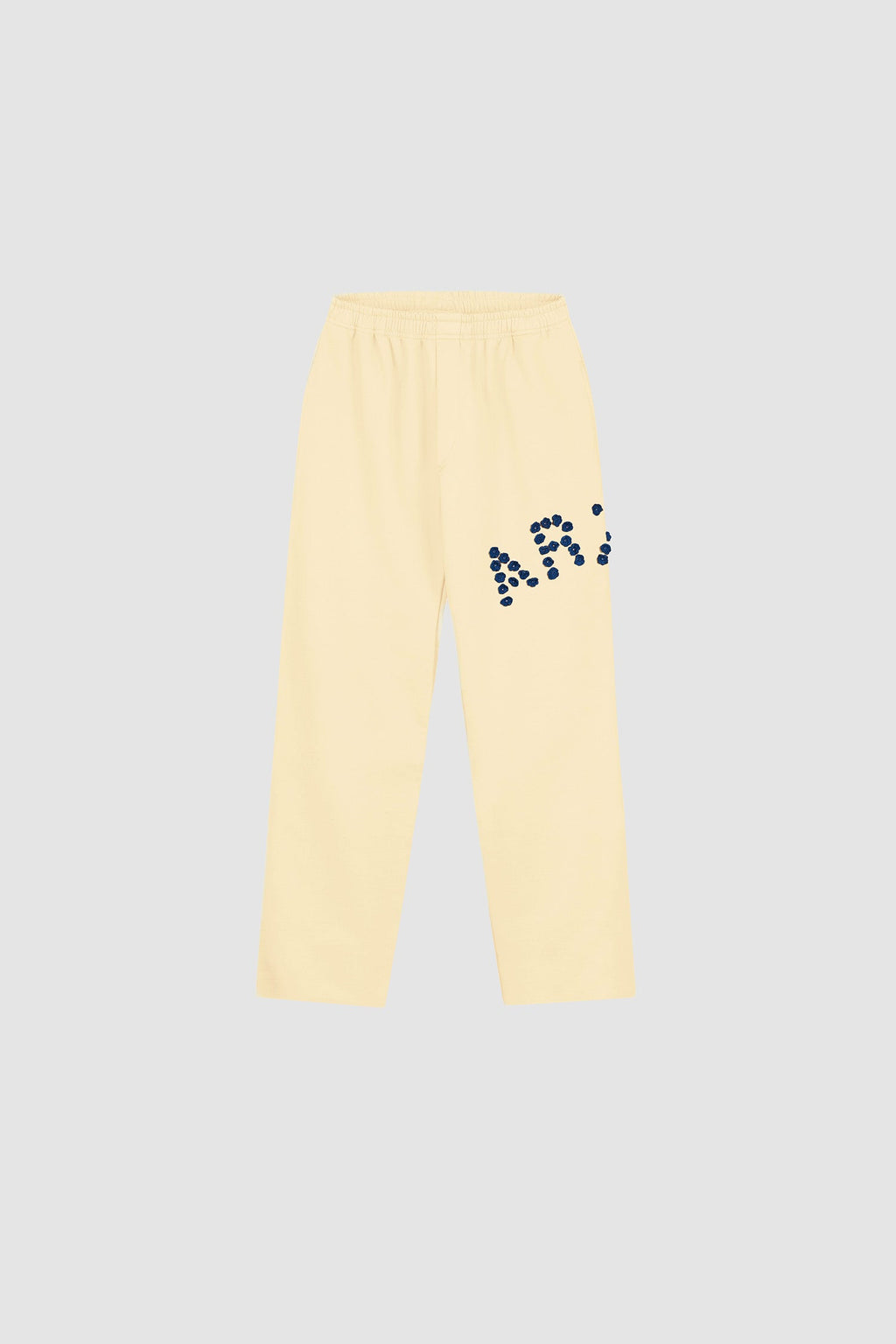 Pantalon à fleurs en crochet - Crème