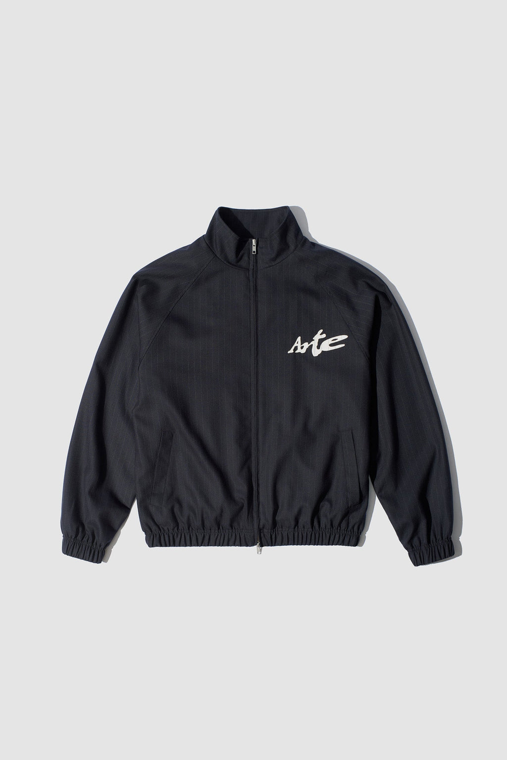 Veste de survêtement à fines rayures - Noir