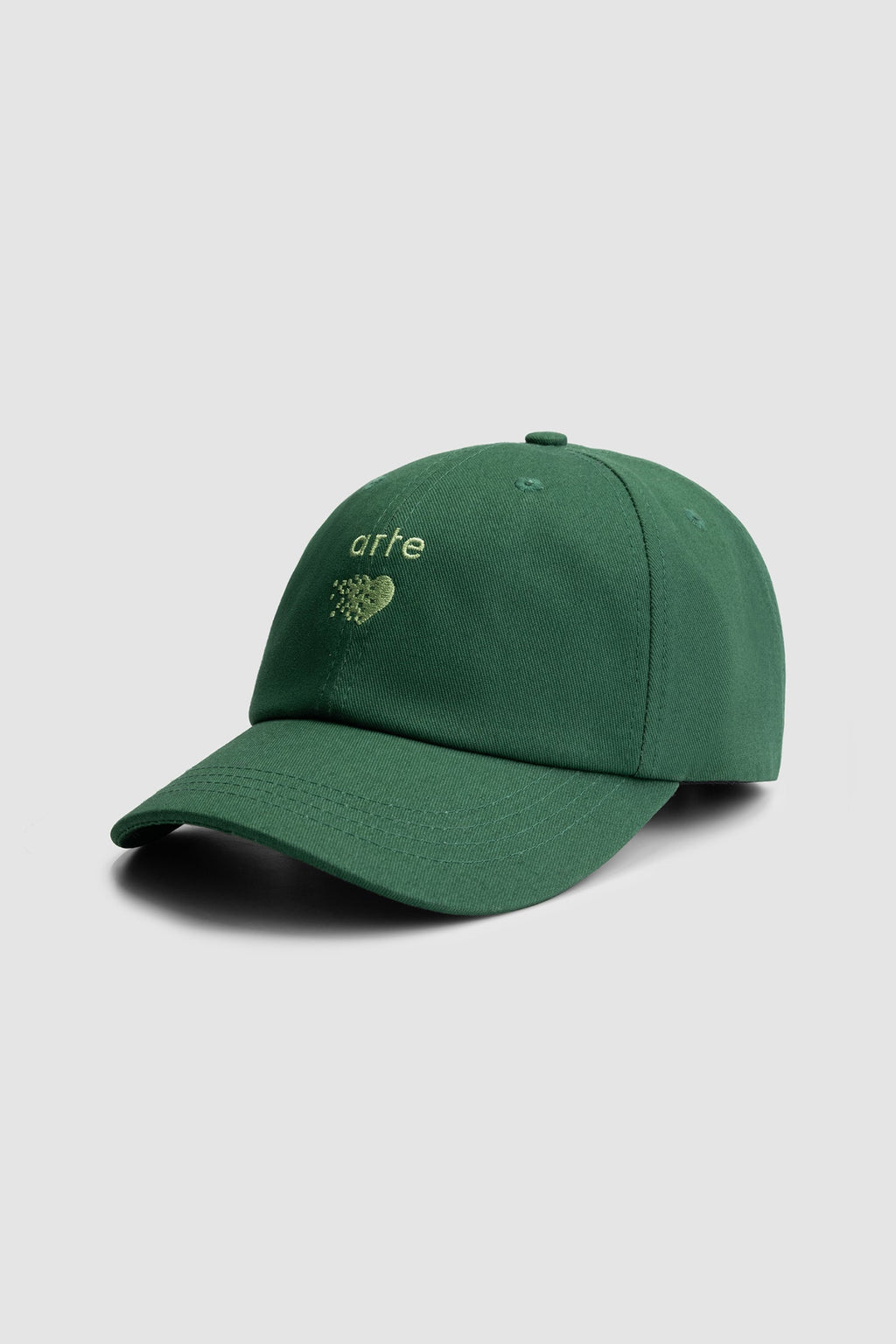 Casquette Cedric Pixel Heart - Vert foncé