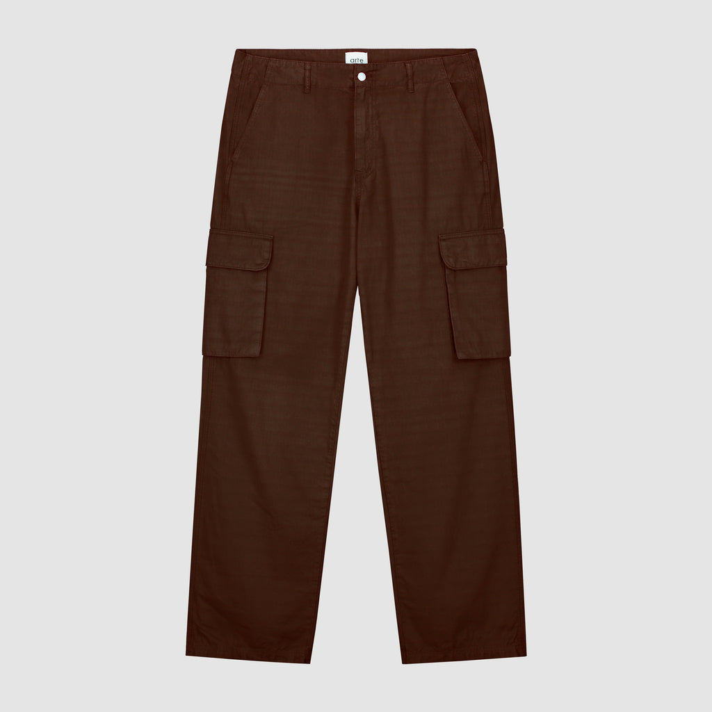 Pantalon cargo - Marron