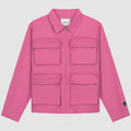 Veste en coton à poches 3D - Rose