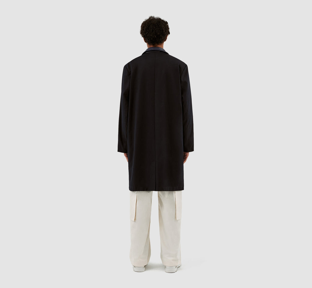 Manteau à col Joe - Marine