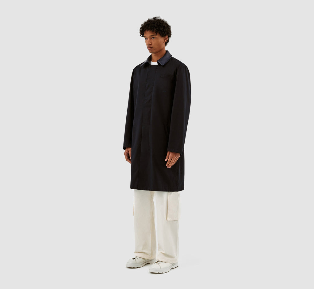 Manteau à col Joe - Marine