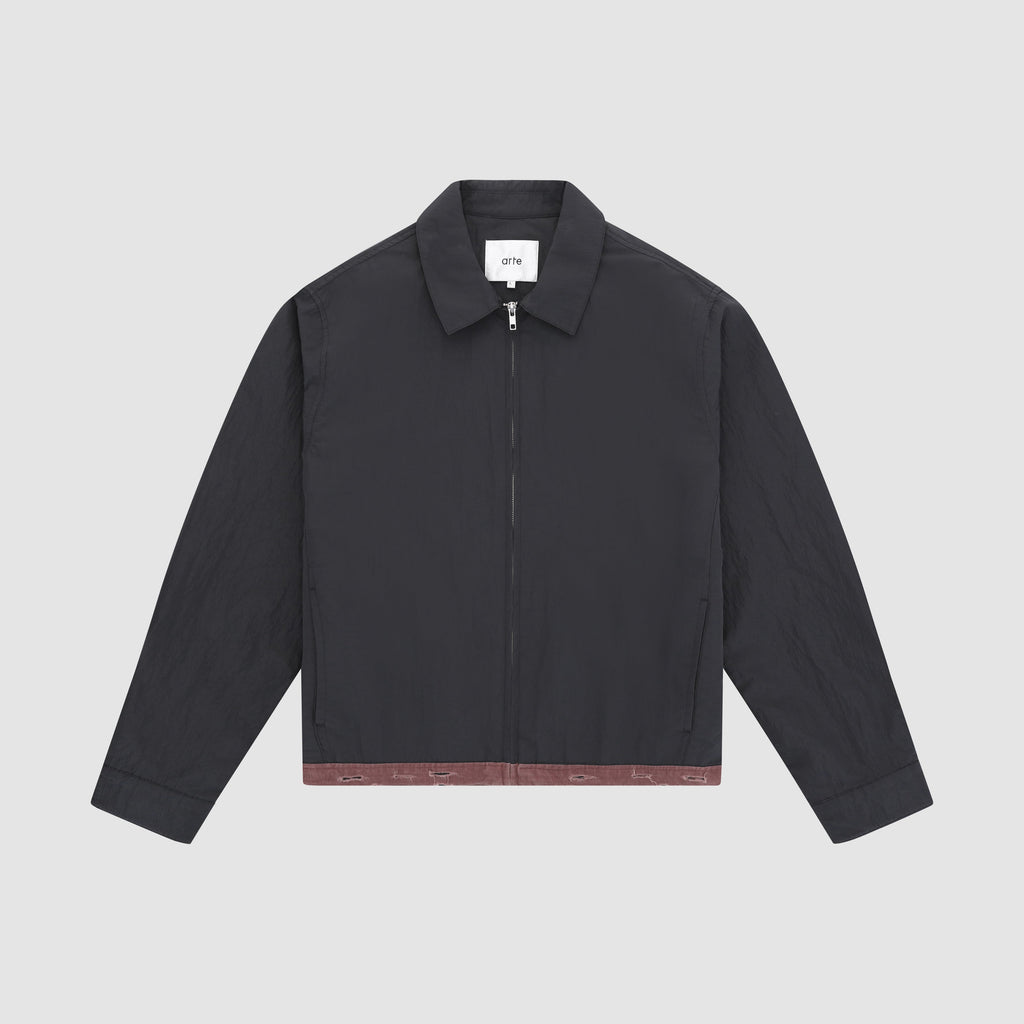 Veste classique en ruban de lin - Noir