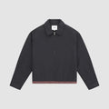 Veste classique en ruban de lin - Noir