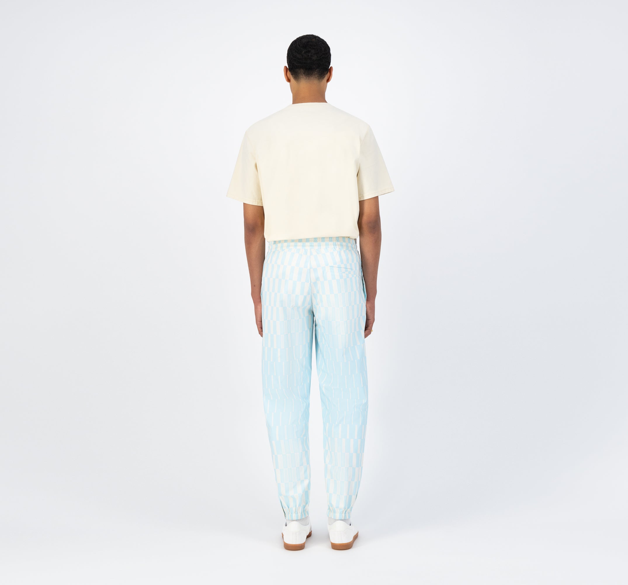 Pantalon Jo - Bleu clair/crème