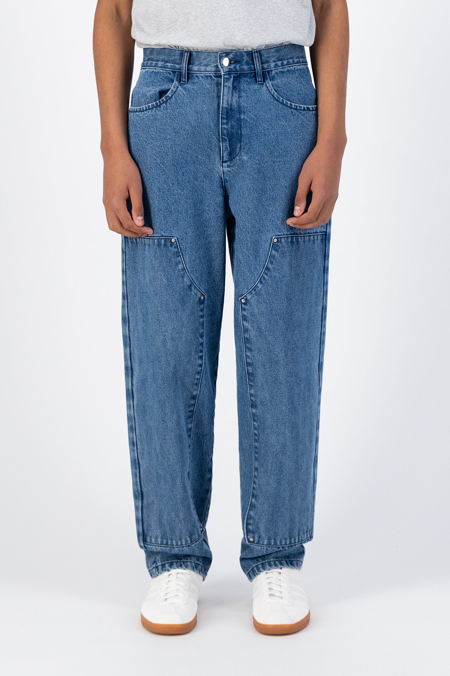 Pantalon Porter - Denim (Light Bleach)