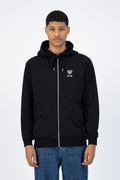 Hoch Embroi Hooded Zipper - Noir