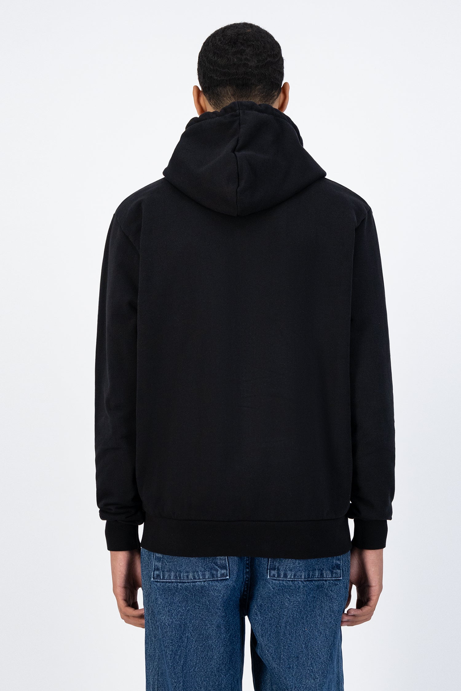 Hoch Embroi Hooded Zipper - Noir