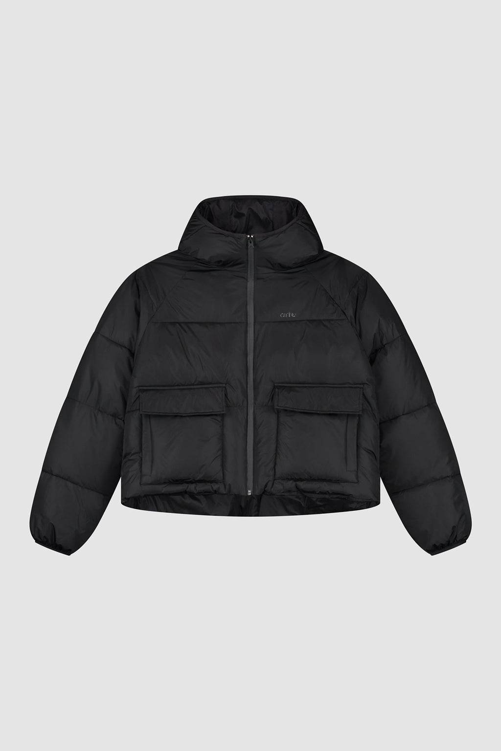 Veste bouffante courte - Noir