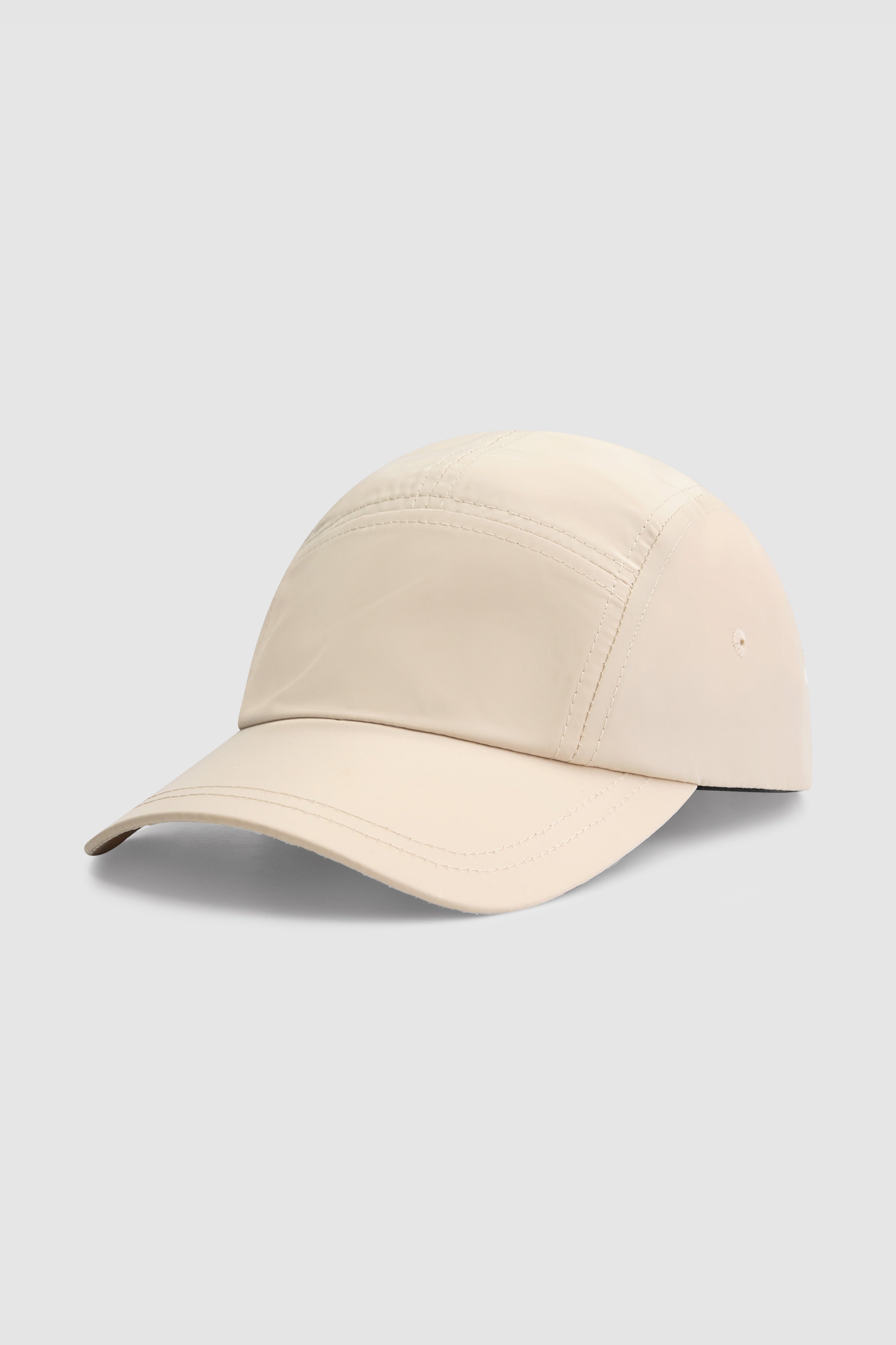 Casquette à logo latéral en forme de canne - Crème