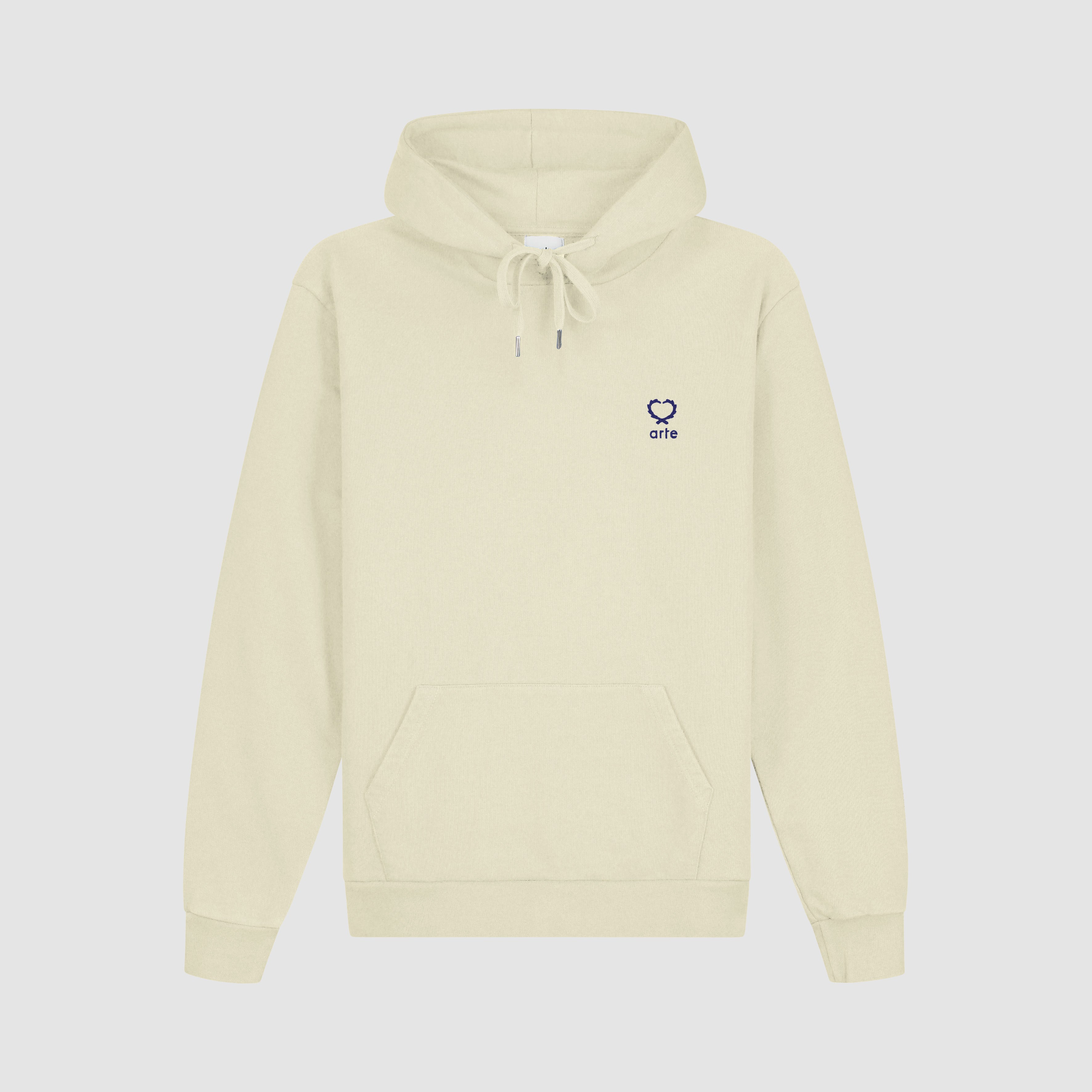 Sweat à capuche Hank Small Heart - Crème
