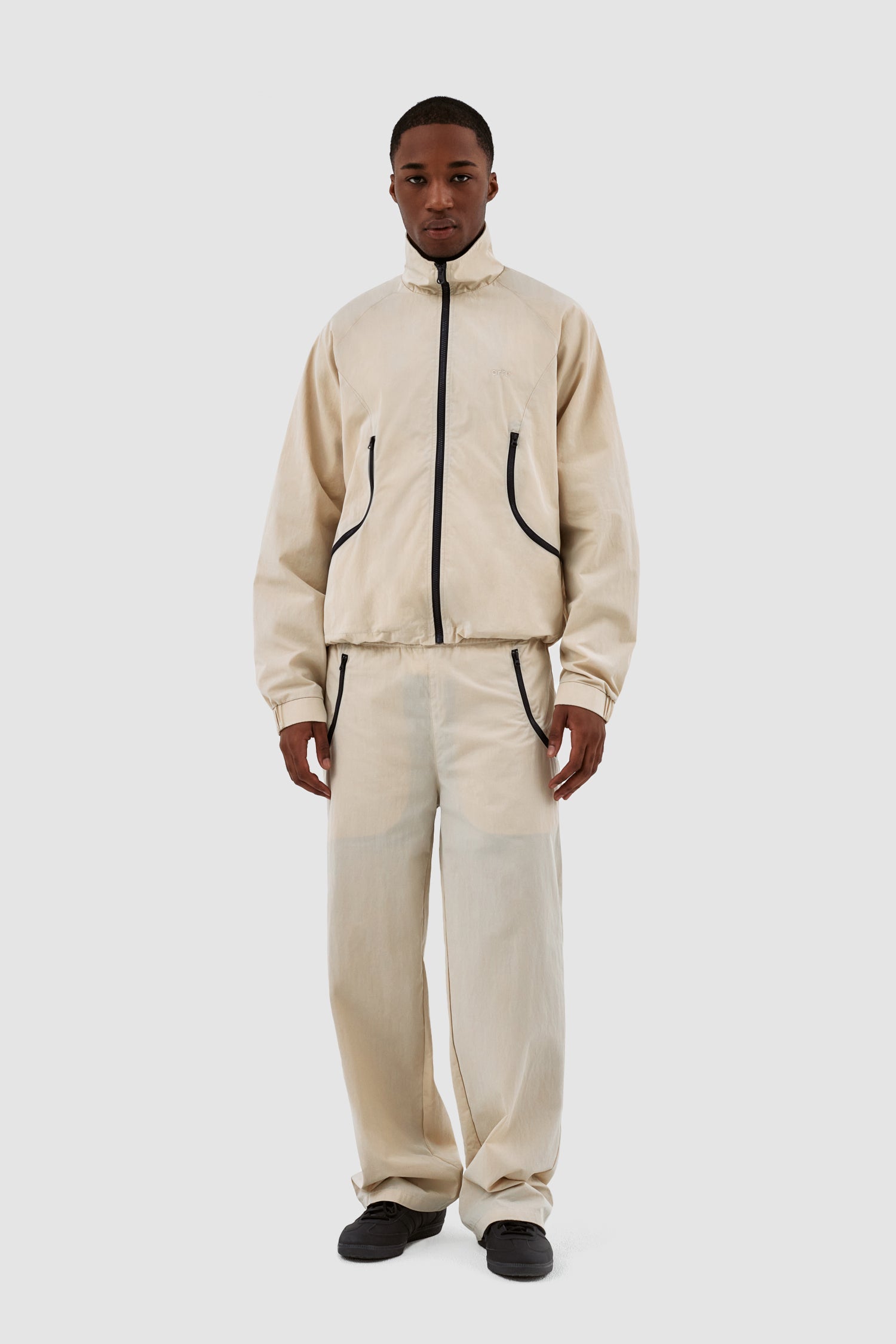 Pantalon à poches Jesse - Crème/Marine
