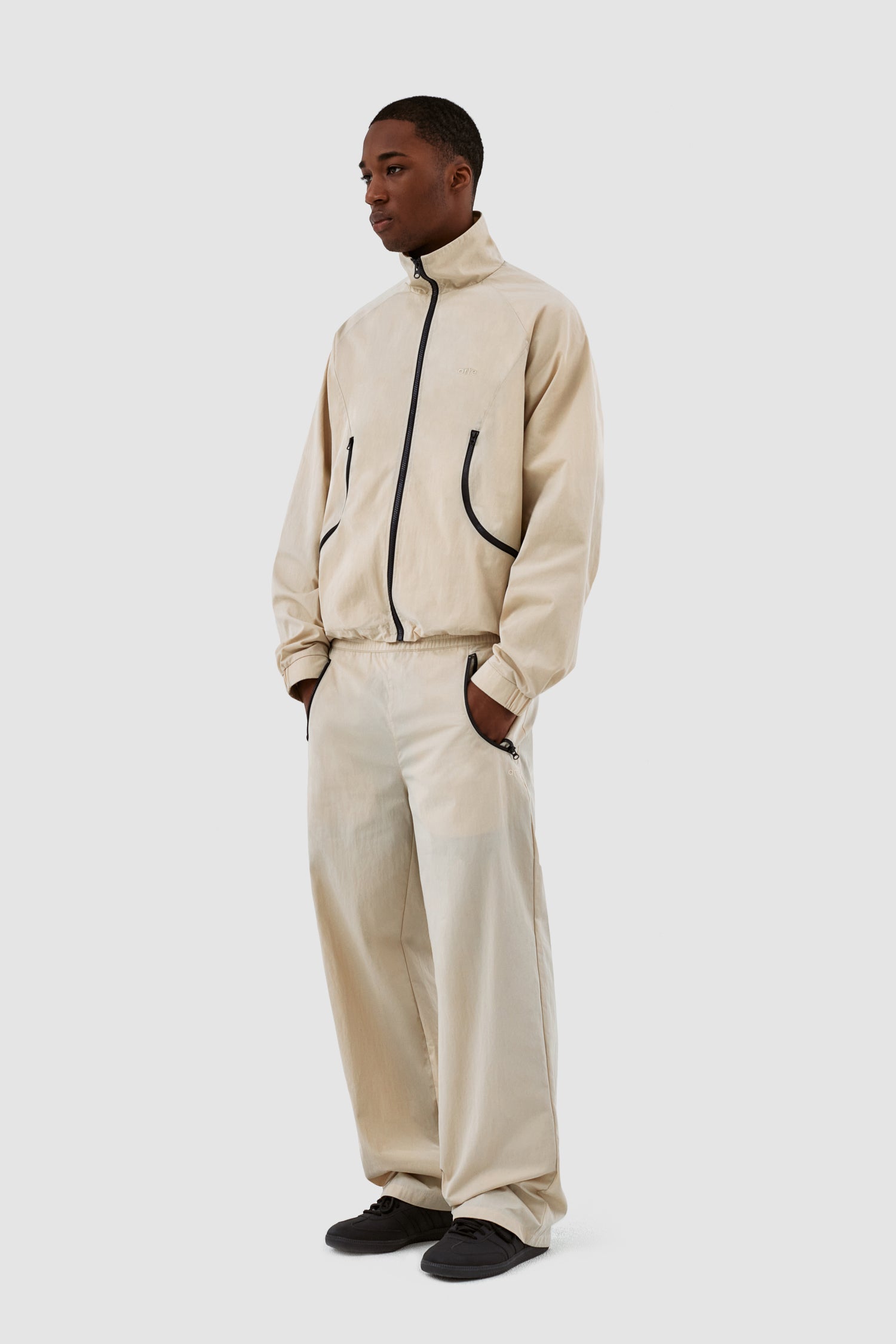 Pantalon à poches Jesse - Crème/Marine