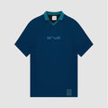 T-shirt à col Taylor - Marine