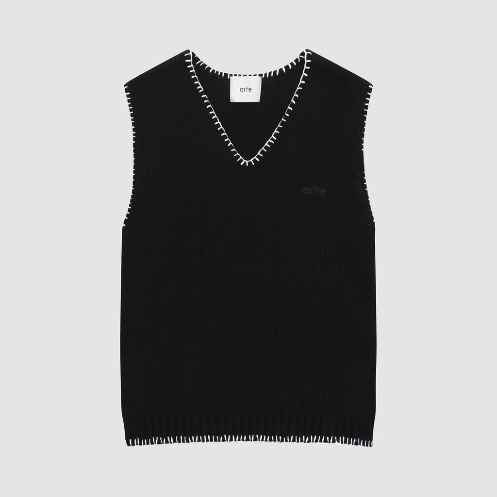 Gilet Karl Stitching - Marine