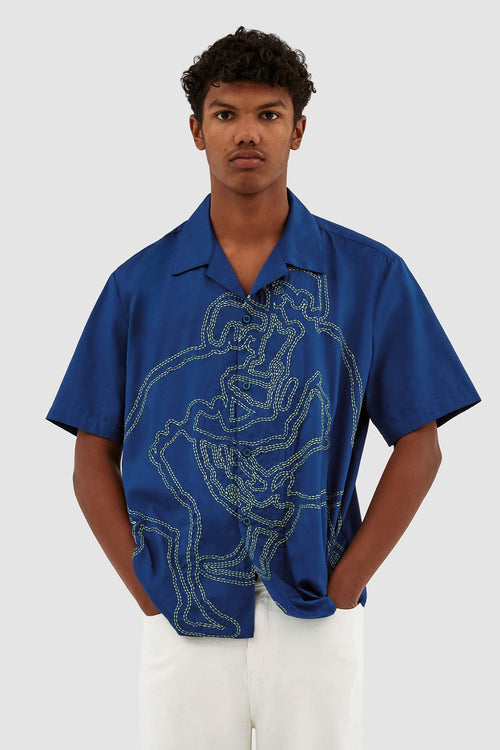 Chemise Scottie Fighter - Bleu