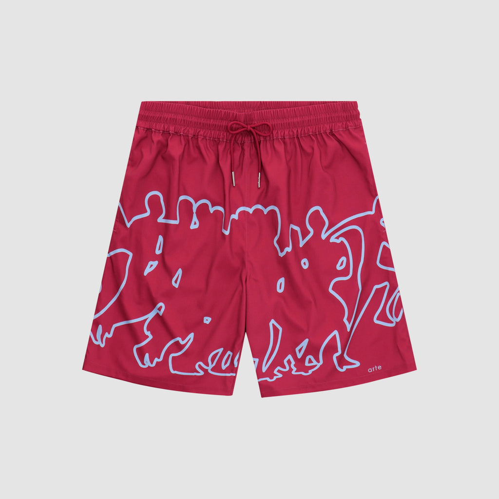 Samuel Multi Runner Short - Bordeaux