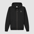 Sweat à capuche zippé en forme de cœur