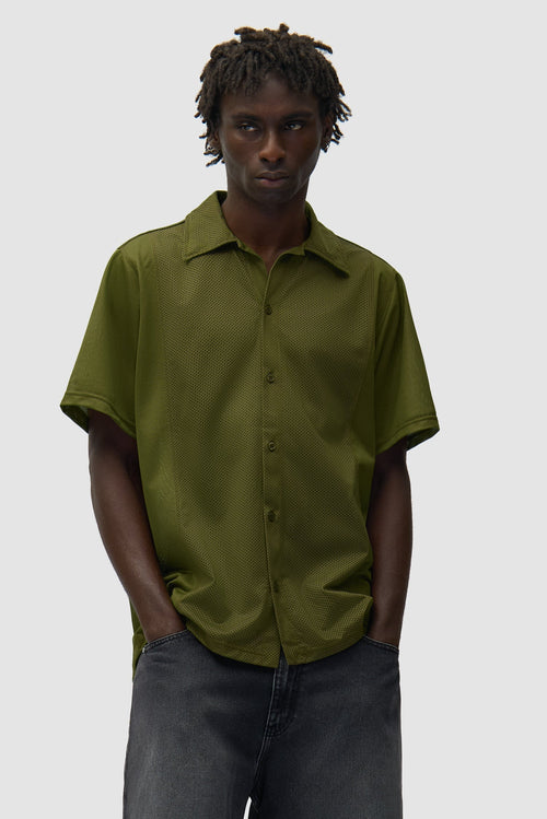 Chemise en maille - Vert