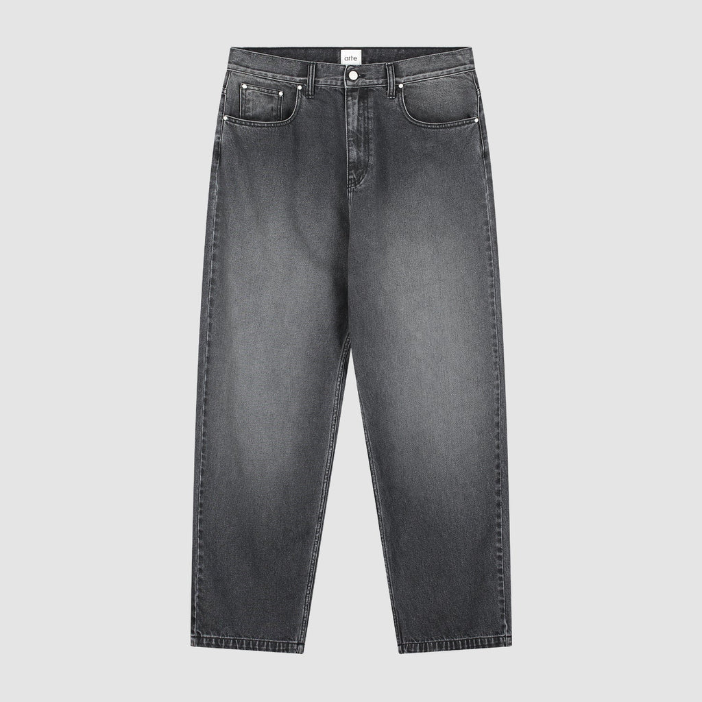 Pantalon baggy délavé - Noir