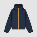Veste à capuche en lin - Bleu marine