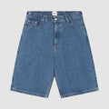 Short en denim à poches rondes - Denim brut