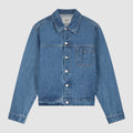 Veste en denim à poche pliée - Denim brut