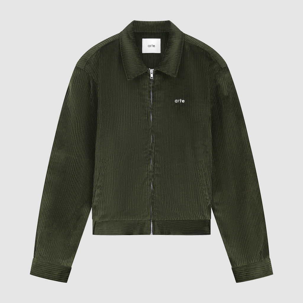 Veste en velours côtelé - Vert