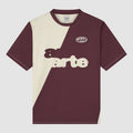 T-shirt de football - Bordeaux/Crème