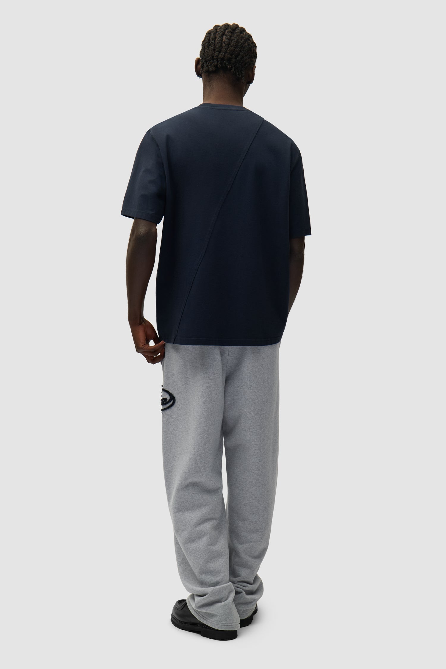 T-shirt avec logo cercle - Bleu marine