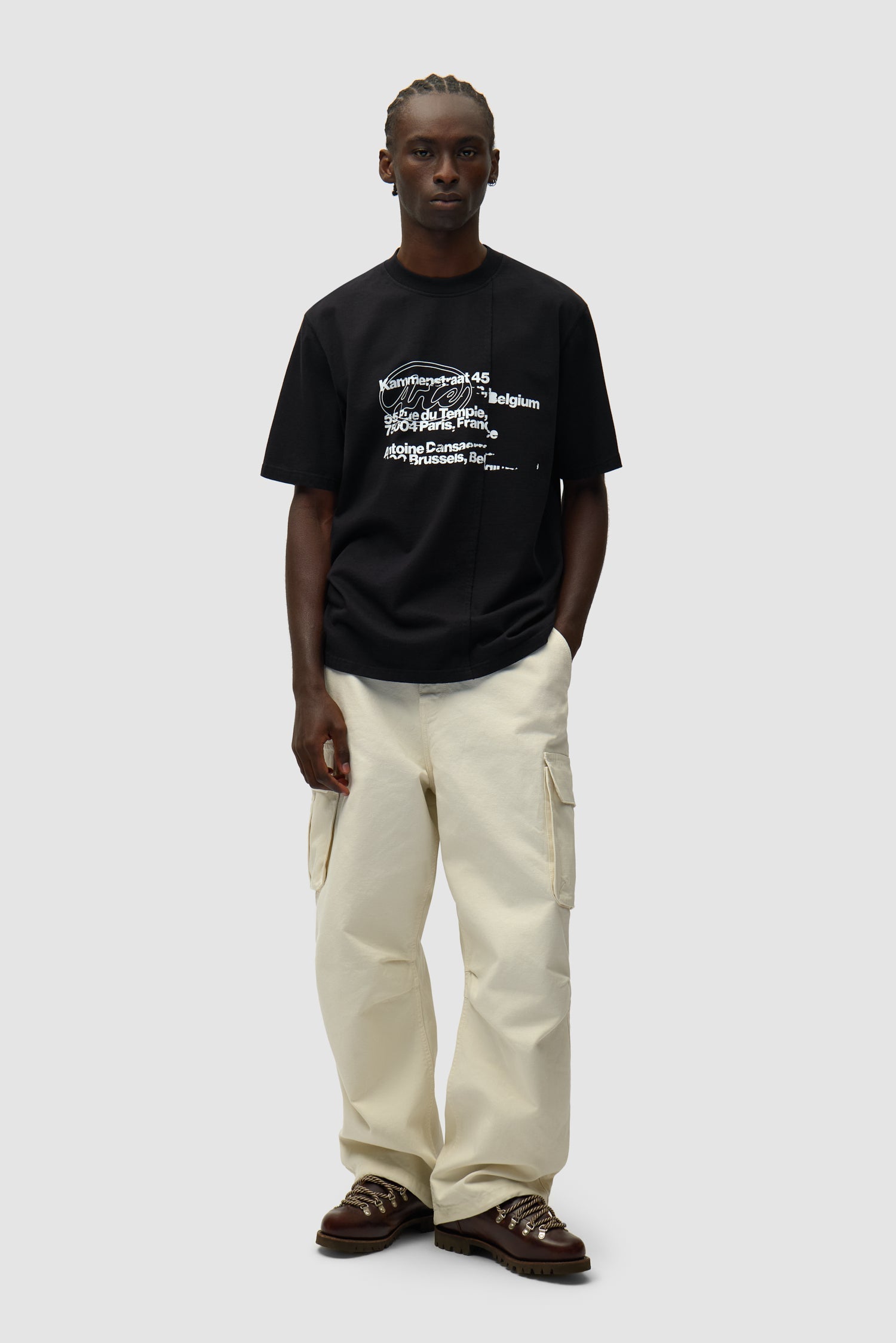 T-shirt Address - Noir