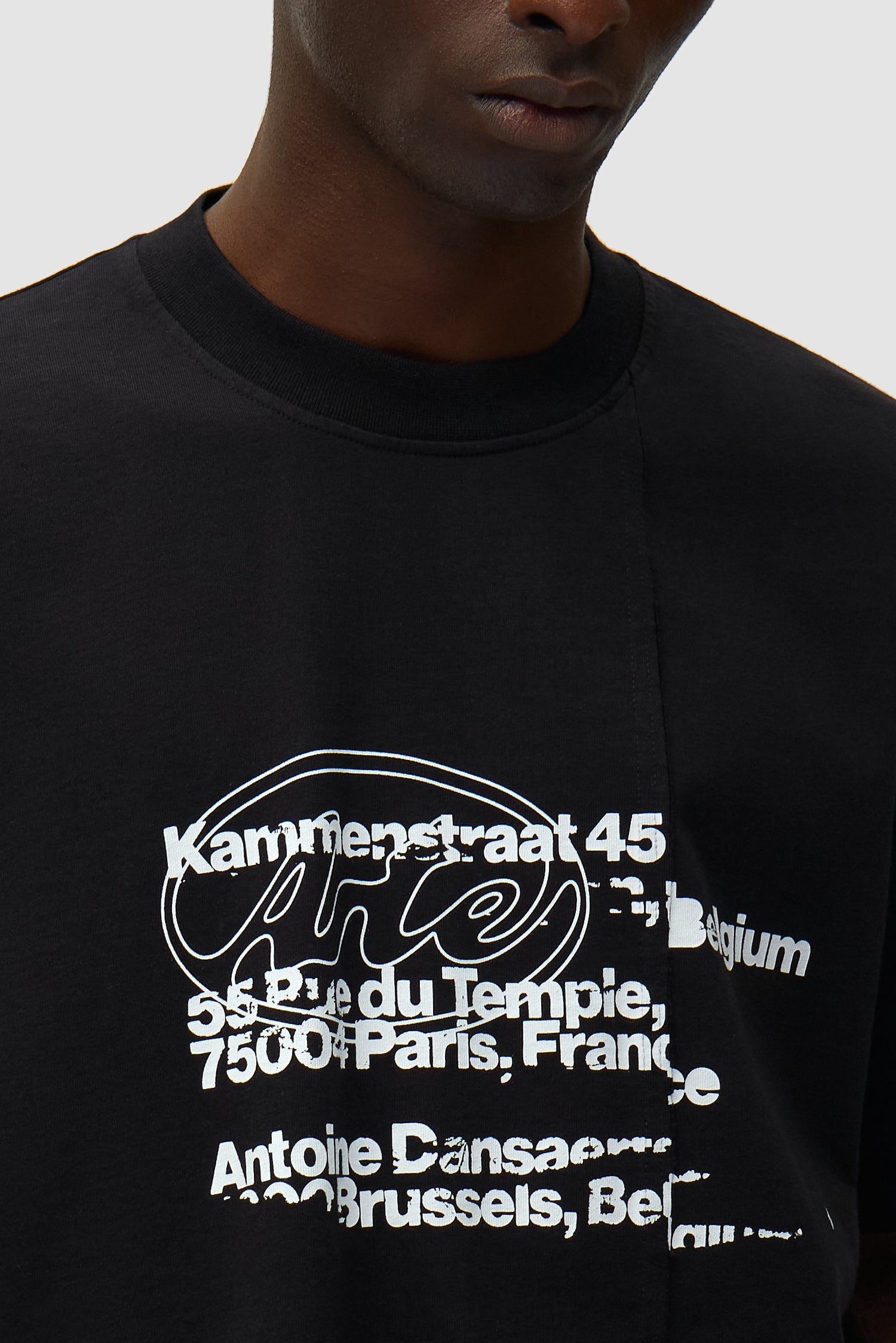 T-shirt Address - Noir