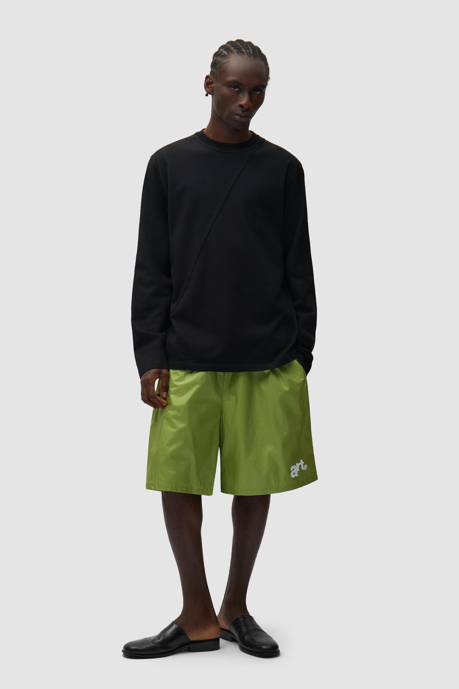 Short à grand logo - Vert