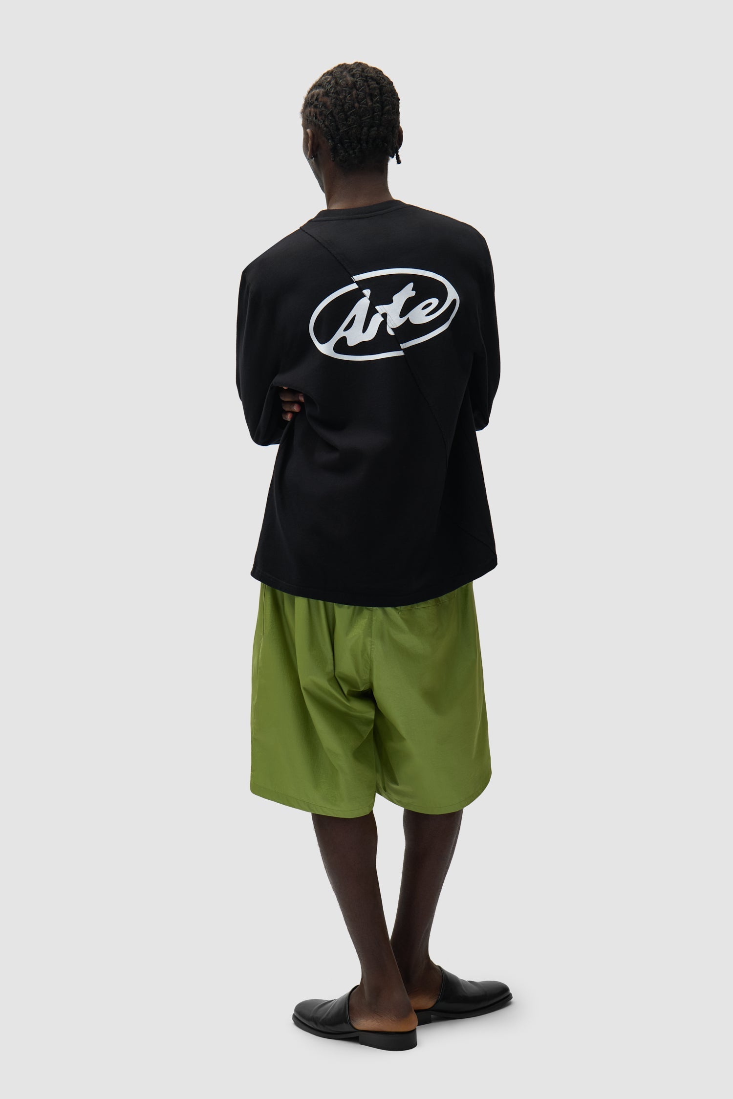 Short à grand logo - Vert