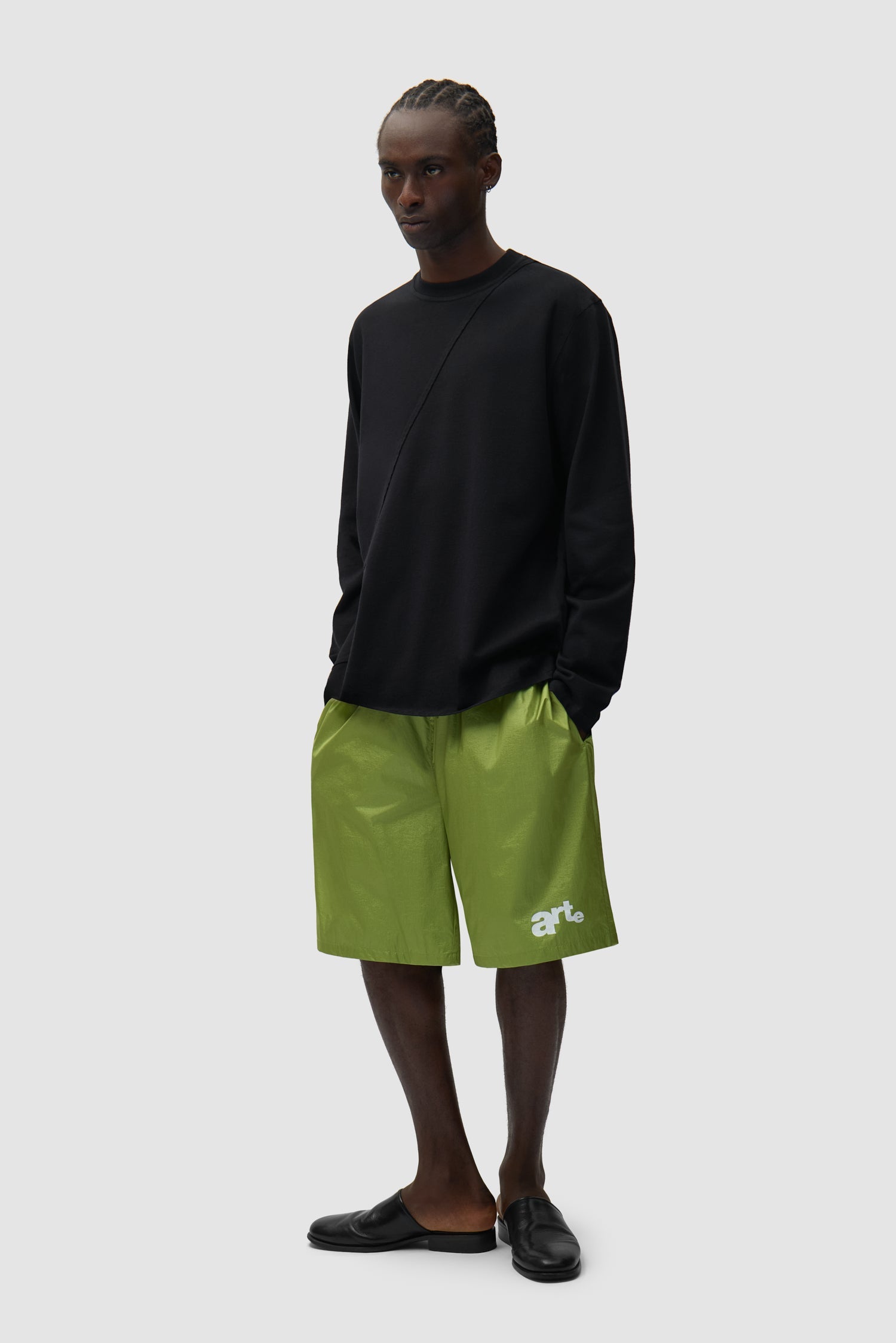 Short à grand logo - Vert