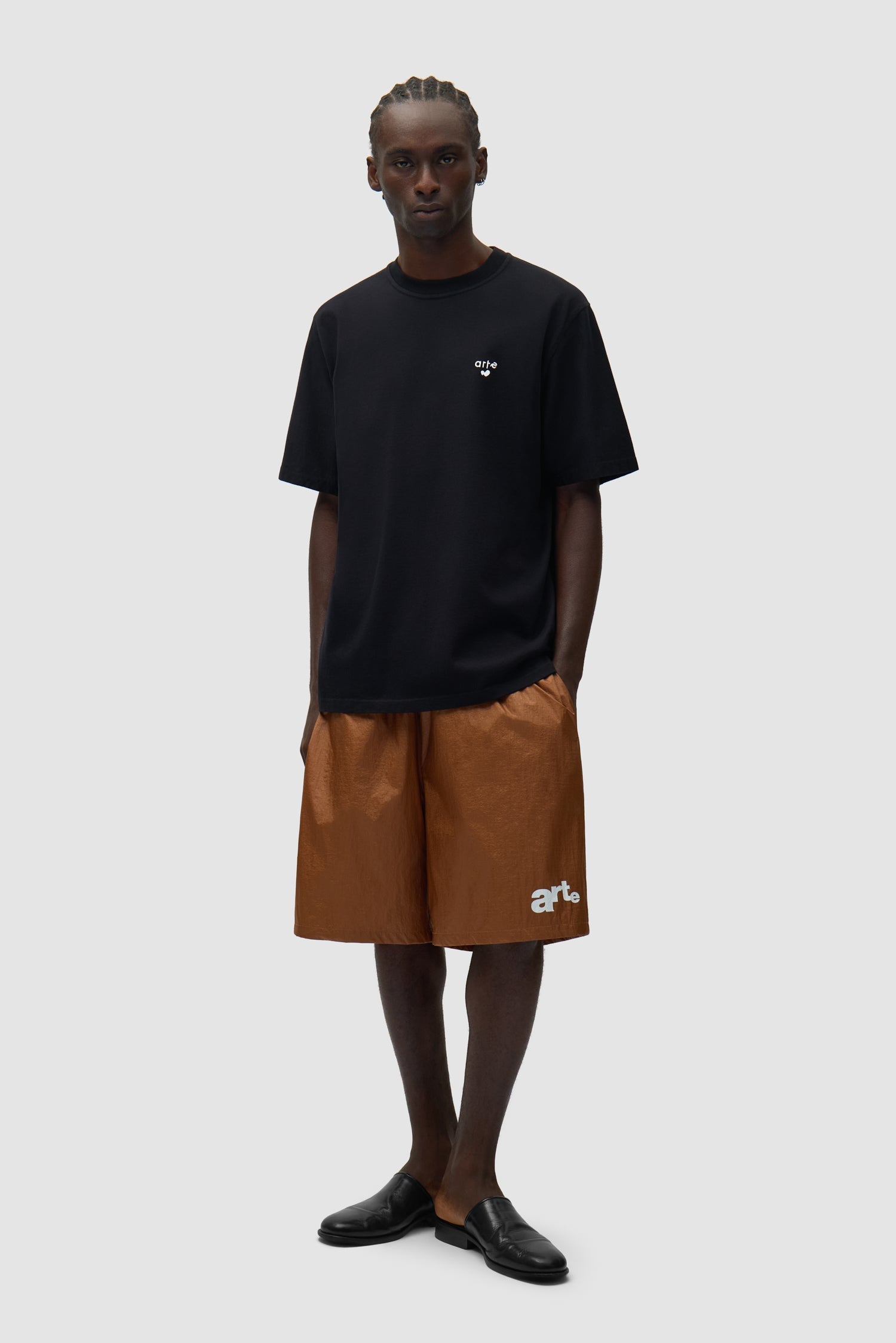 Short à grand logo - Orange