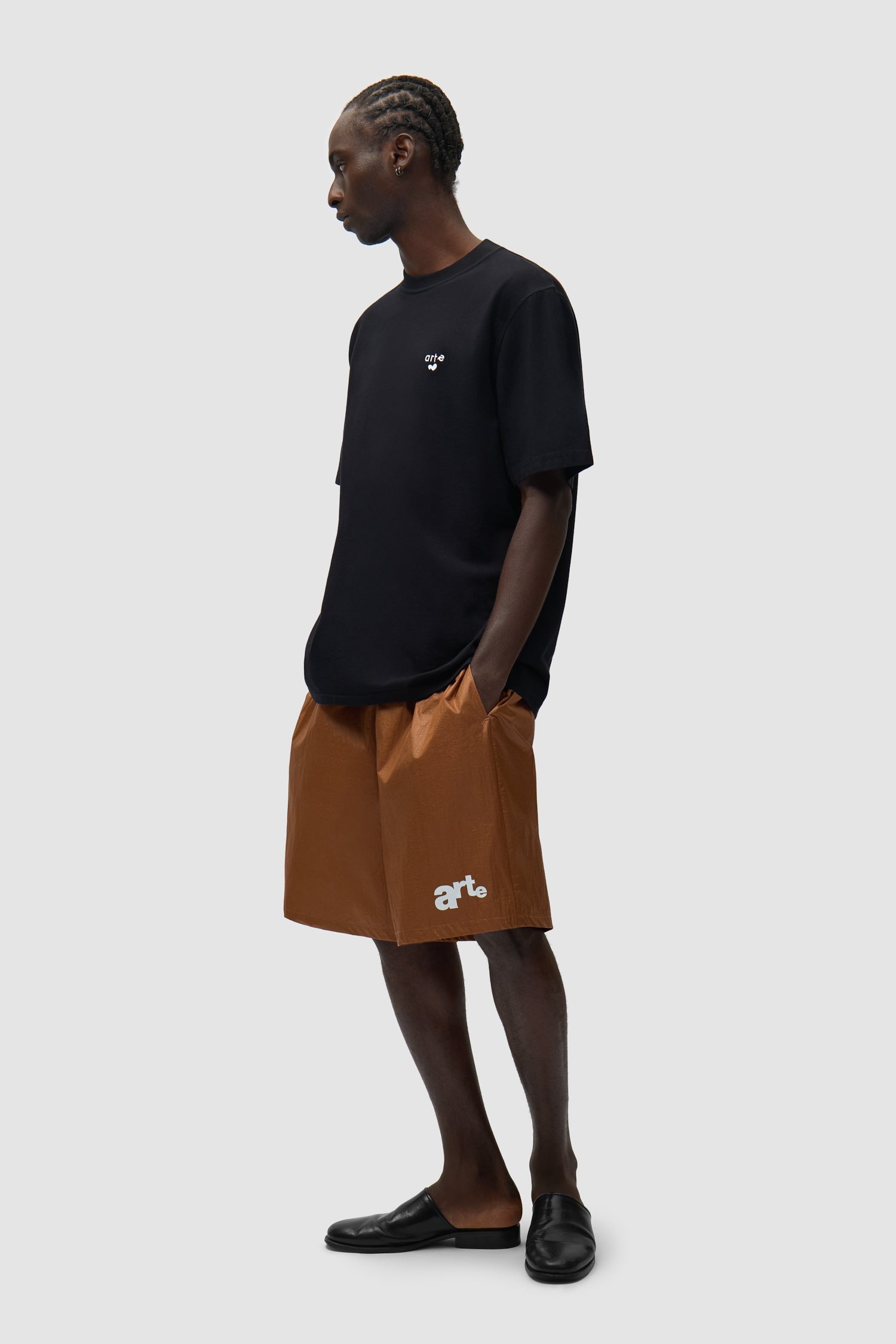 Short à grand logo - Orange