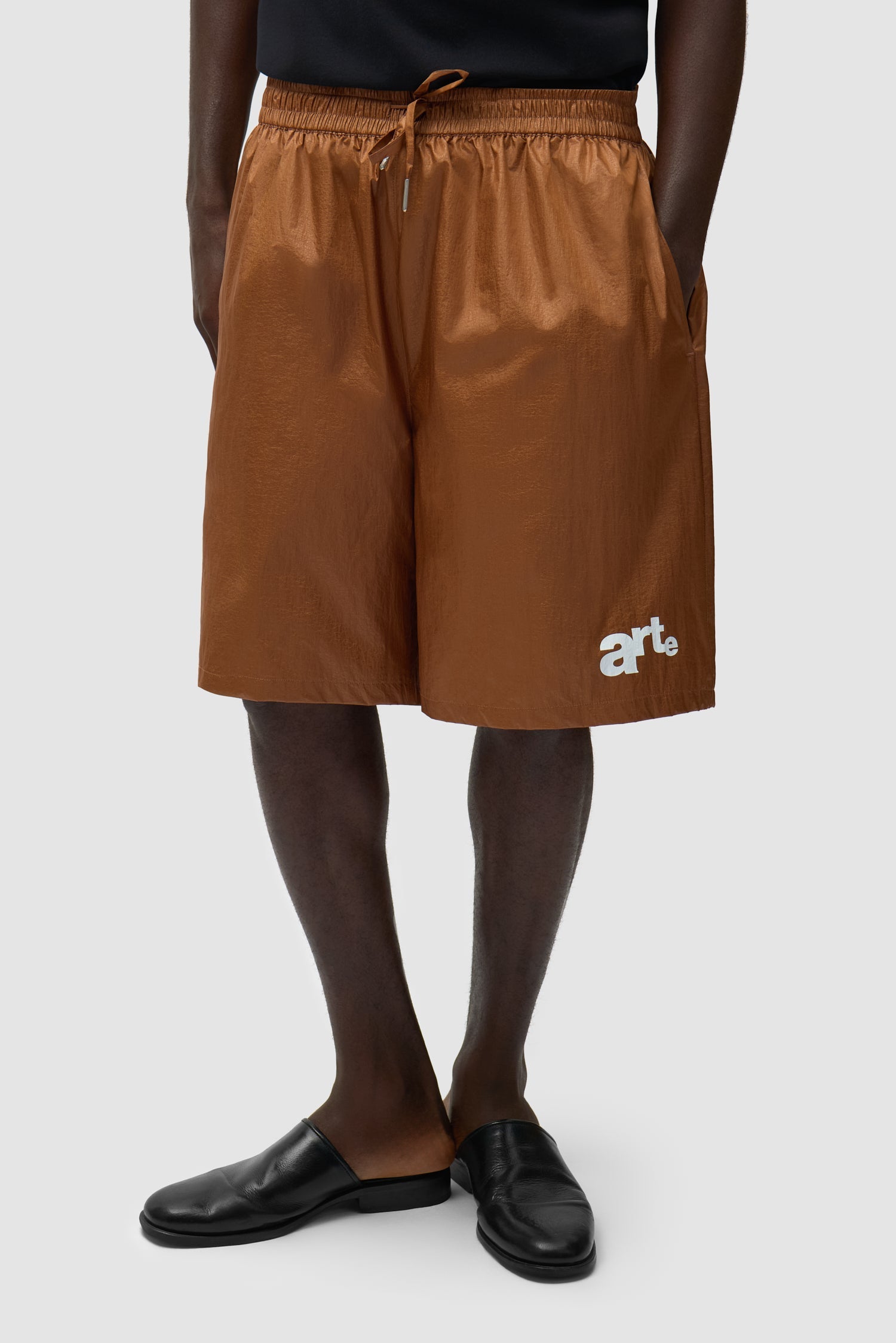 Short à grand logo - Orange