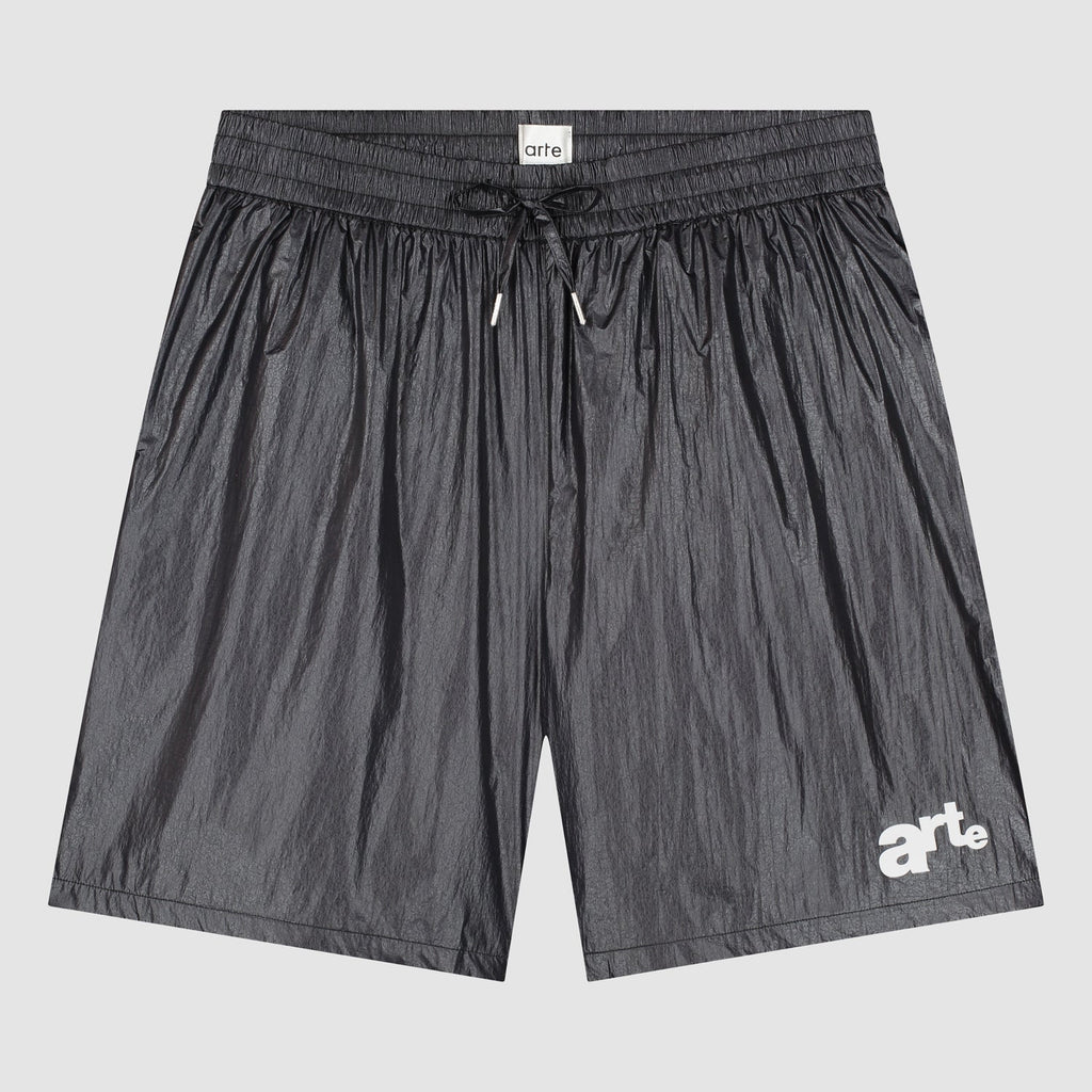 Short à grand logo - Noir